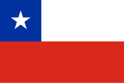 チリ共和国 国旗